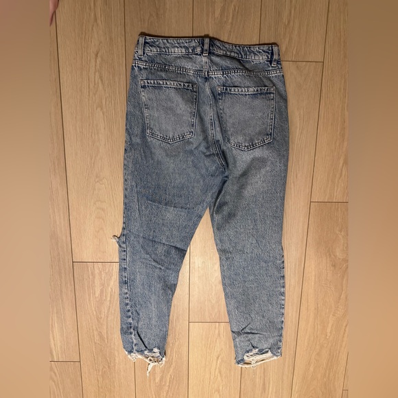 Garage Light Blue Ripped Boyfriend Jeans - Picture 5 of 6